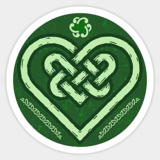 Celtic Heart Knot Sticker